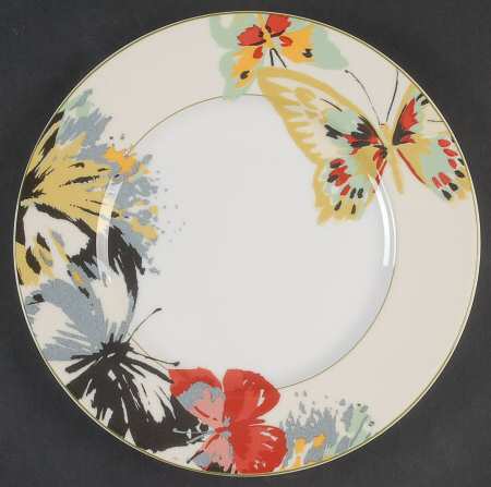 Modern Butterfly Salad Plate