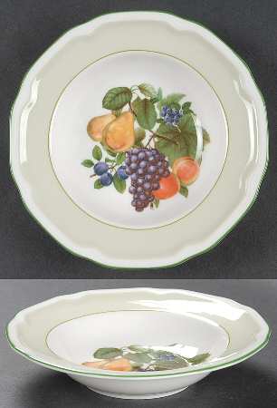Antique Orchard Rim Fruit/Dessert (Sauce) Bowl