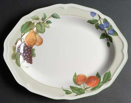 Antique Orchard 13" Oval Serving Platter
