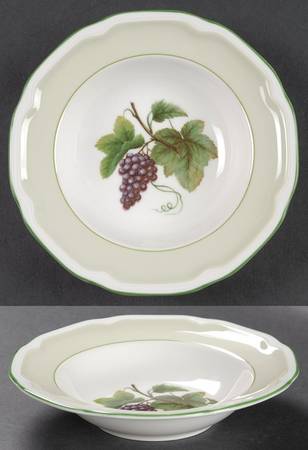 Antique Orchard Rim Fruit/Dessert (Sauce) Bowl