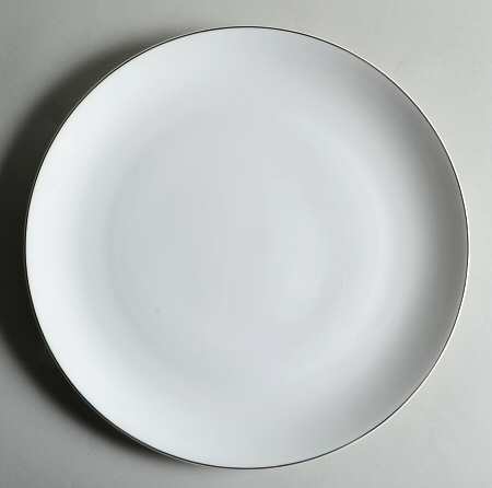 Simplicity Platinum 14" Chop Plate (Round Platter) by Mikasa