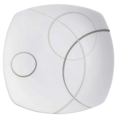 Geometric Circles Salad Plate