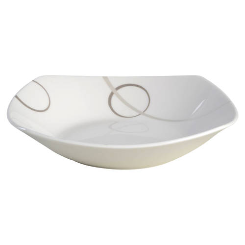 Geometric Circles Coupe Soup Bowl