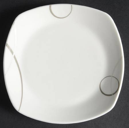 Geometric Circles Bread & Butter Plate