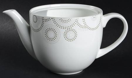 Sparkle Circles Teapot No Lid