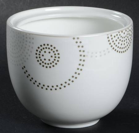 Sparkle Circles Sugar Bowl No Lid