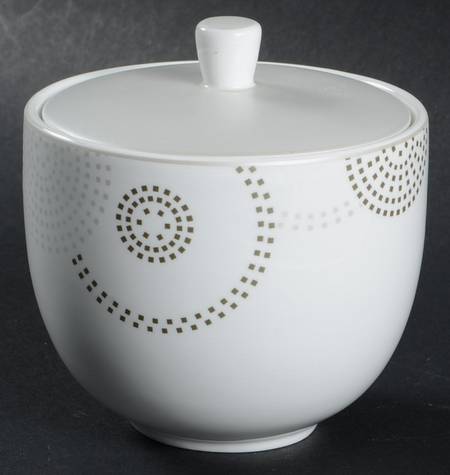Sparkle Circles Sugar Bowl & Lid