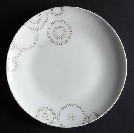 Sparkle Circles Salad Plate by Mikasa