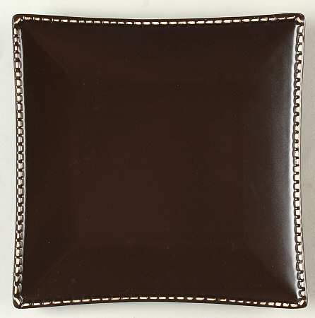 Italian Stitch Square Salad Plate