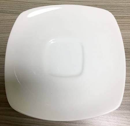 Cashmere White Saucer for Flat Cup