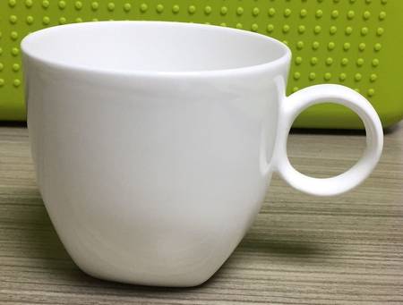 Cashmere White Flat Cup