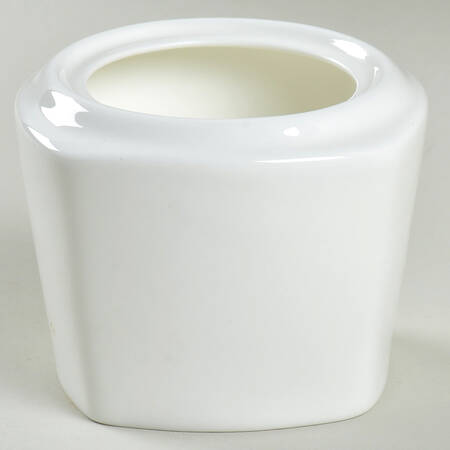 Cashmere White Square Sugar Bowl No Lid