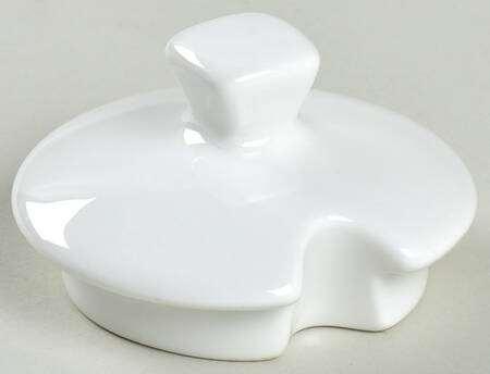 Cashmere White Lid for Square Sugar Bowl