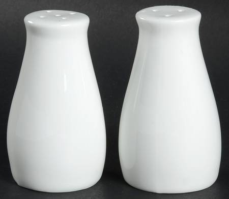 Cashmere White Salt & Pepper Set