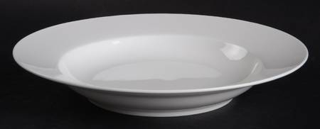 Cashmere White Large Rim Soup Bowl