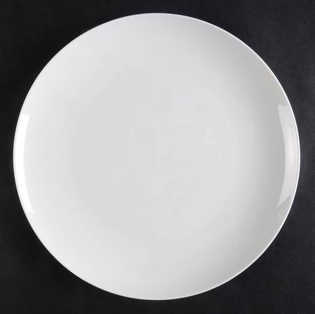 Cashmere White Coupe Dinner Plate