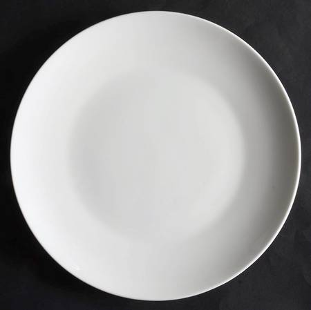 Cashmere White Coupe Dinner Plate