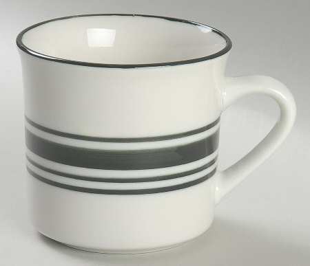 Casual Banded Black Mug