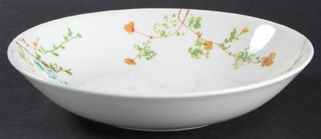 Sketch Floral Coupe Soup Bowl