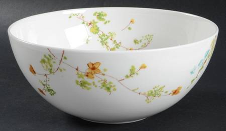Sketch Floral 8" Round Vegetable Bowl