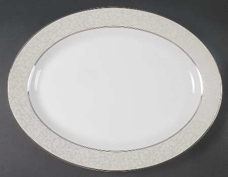 Parchment (China) 16" Oval Serving Platter