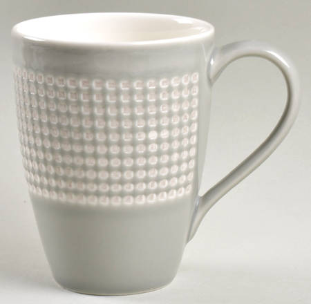 Crisscross Gray Mug