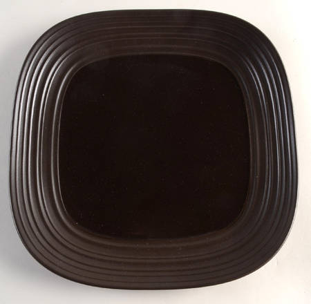 Swirl Square Chocolate 12" Square Serving Platter