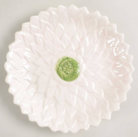 Silk Floral Pink Appetizer Plate