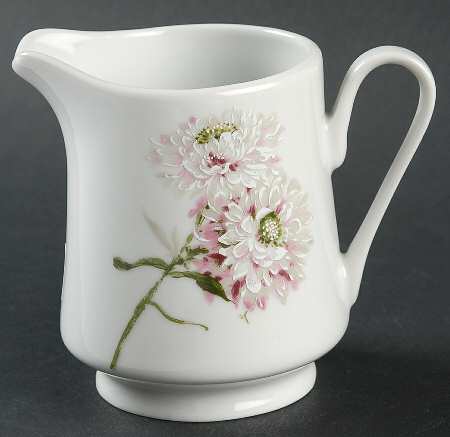 Silk Floral Pink Creamer