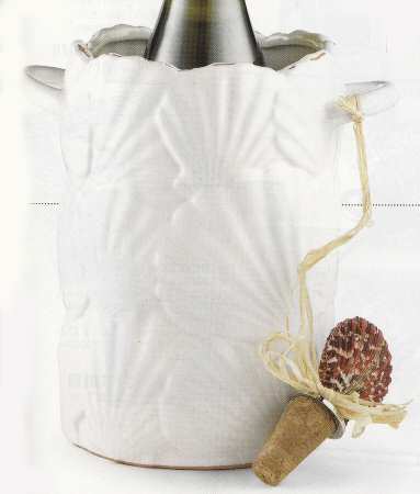 Classic Shell Wine Cooler with Stopper