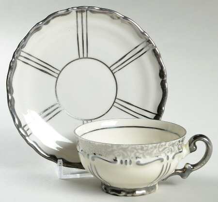 MIT87 Footed Demitasse Cup & Saucer Set
