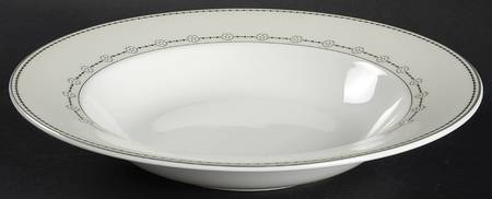Floral Strand Large Rim Soup Bowl