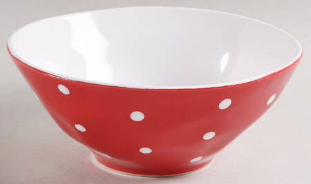 Sprinkle Red Coupe Soup Bowl