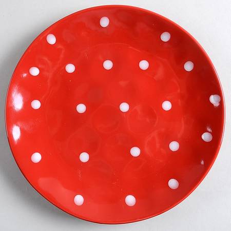 Sprinkle Red Salad Plate