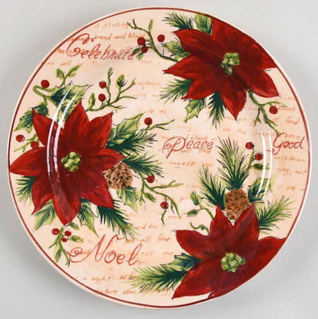 Noel Dinner Plate by Maxcera Corp