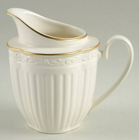 Italian Countryside Gold Creamer