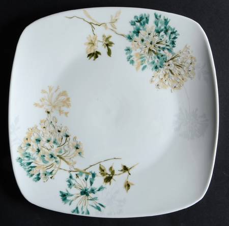 Silk Floral Square Teal by Mikasa