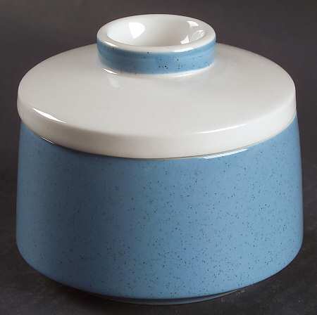 Mediterrania Blue Sugar Bowl & Lid