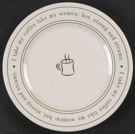 Coffee Talk Salad/Dessert Plate