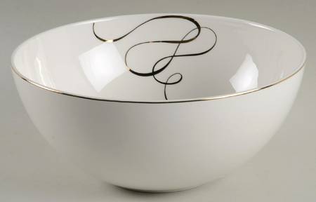 Love Story Gold (Round) 8" Round Vegetable Bowl