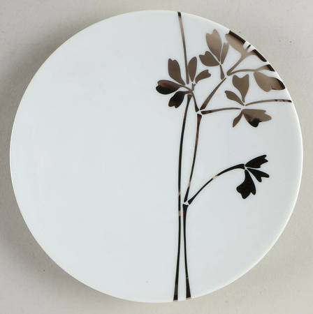 Chic Platine (Platinum) Bread & Butter Plate by Medard de Noblat