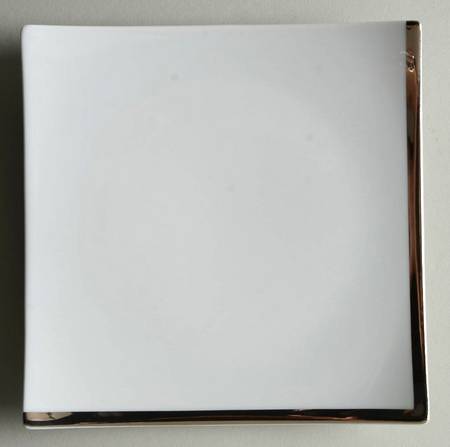 Oxygene Platinum Square Bread & Butter Plate