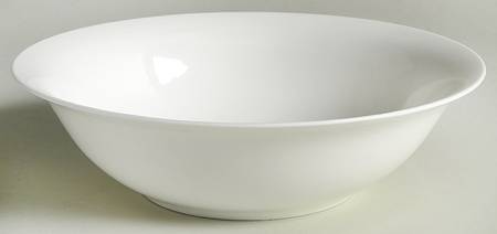 Lucerne White (Delray) 9" Round Vegetable Bowl