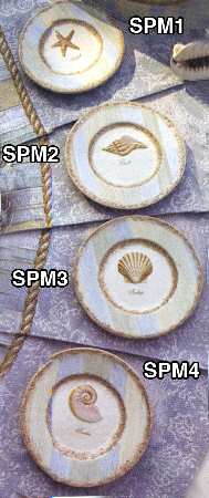 Seashell By the Seashore Salad Plate by Manual Woodworkers