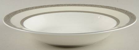 Italian Countryside Platinum Large Rim Soup Bowl