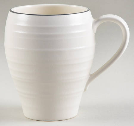 Swirl Graphite Banded Mug