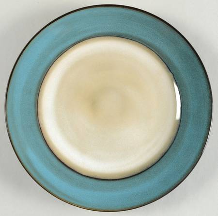 Ava Turquoise Salad Plate