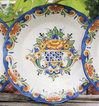 French Country Salad Plate