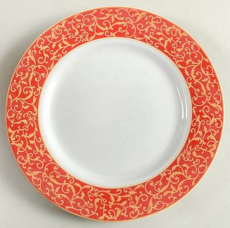 Parchment Rouge Salad Plate