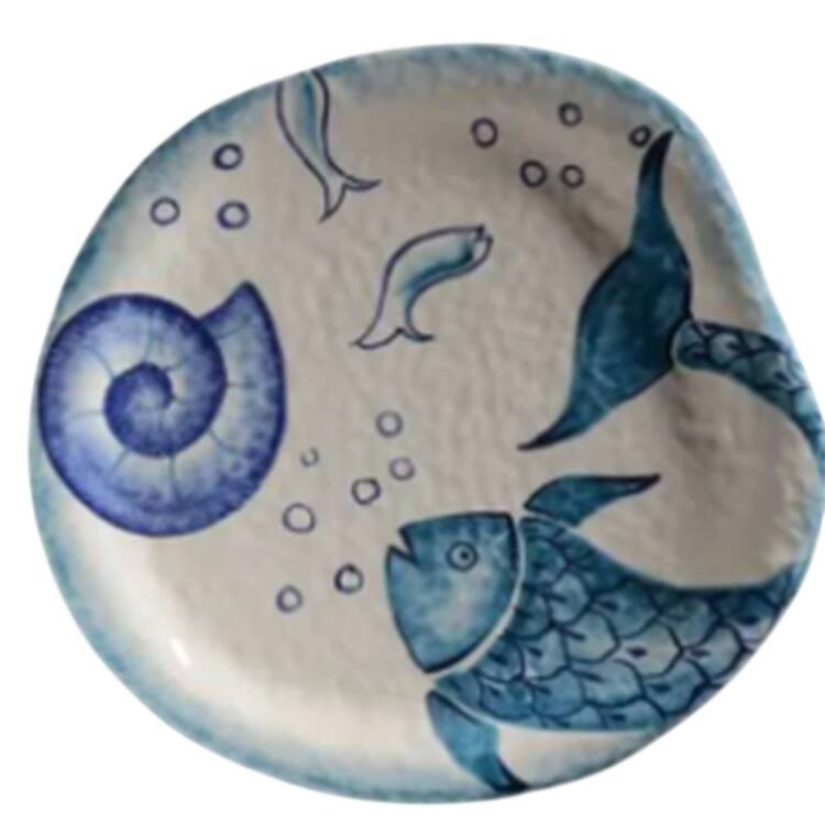 Mediterraneo 15" Chop Plate (Round Platter) by Modigliani
